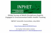 Global Survey of Multi-Disciplinary Experts Engaged in ... expert profiles through... · •In the following slides we present the first findings of the INPHET expert profiles survey.