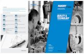Services by Technology department include: QUALITY ...... · fasteners, tools and industry articles. Fabory is committed to excel in the high quality level of its products and its