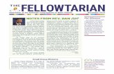THE FELLOWTARIAN · — In faith, Dan FELLOWTARIAN Newsletter of the Unitarian Congregation of West Chester November 2018 Our Mission As a diverse liberal faith congregation, we make