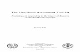 The Livelihood Assessment Tool-kit · 2019-10-22 · The Livelihood Assessment Tool-kit Analysing and responding to the impact of disasters on the livelihoods of people [working draft]