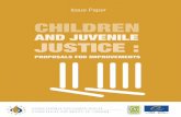 AND JUVENILE JUSTICEeigep.eu/wp-content/uploads/2018/01/COE2009_JuvenileJustice_.pdfSeveral definitions of a juvenile and juvenile offender exist. The most recent one, set out in a