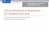 ASCA Mindsets & Behaviors for Student Success · with being a successful student. Learning Strategies Self-Management Skills Social Skills. ... Character traits 3. School policy.