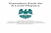 Transition Pack for A Level Physics - Cox Green Schoold.coxgreen.com/d/static/sixth form/Homework/A-Level Physics.pdf · 1. Surely You're Joking Mr Feynman: Adventures of a Curious