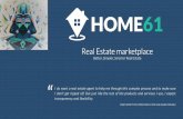 Real Estate marketplace - SEC · 2018-01-31 · Real Estate marketplace Better, Simpler, Smarter Real Estate I do wanta realestateagentto helpme throughthiscomplexprocessandto makesure
