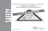 EMC Safety Label Guidance Document · AFIAS EMC SAFETY LABELS GUIDANCE DOCUMENT LEGAL DISCLAIMER The AFIA/EMC makes no representations or warranties, expressed or implied, including