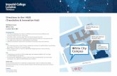 Directions to the I-HUB (Translation & Innovation Hub)• Follow the pedestrian path to the Translation & Innovation Hub main entrance Bus • The closest bus stop is Cavell House,
