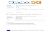 D4.4 EMERGING BUSINESS MODELS FOR VERTICALS · D4.4 Emerging Business Models for Verticals Dissemination Level (PU) - @Global5Gorg 6 1 Introduction 1.1 Purpose and Scope “The challenge