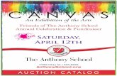 Auction Information - The Anthony School Canvas2014.pdf · Auction Information General Auction Information All sales are final, and there are no exchanges or refunds. No warranties
