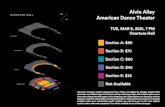 Alvin Ailey American Dance Theater · Alvin Ailey American Dance Theater TUE, MAR 9, 2021, 7 PM Overture Hall Section A: $80 Section B: $70 Section C: $60 Section D: $45 Section E: