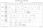 2020 Sem 1 Timetable 5D cycle final - Chung Cheng High School · 2020-01-07 · 1$ &/ 0rq 7xh:hg 7kx)u 6hphvwhu 7lphwdeoh & &kxqj &khqj +ljk 6fkrro