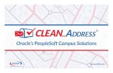 Oracle’s PeopleSoft Campus Solutions - Runner EDQ · 2017-06-27 · For Oracle’s PeopleSoft Campus Solutions • HCM, Student Information System, Finance • 220 Pages • 16
