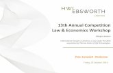 13th Annual Competition Law & Economics Workshop [Insert ...unisabusinessschool.edu.au/.../session-mergers.pdf · represents clients in coordinating merger filings for cross- border