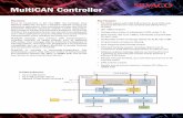 Overview Key Features...This IP has been proven in several production devices. MultiCAN Controller Overview Key Features • Full-CAN support with CAN 2.0B active for each CAN node
