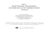 2011 NORTHERN REGIONAL SOYBEAN CYST NEMATODE TESTS · 2018-03-06 · 2011 NORTHERN REGIONAL SOYBEAN CYST NEMATODE TESTS Coordinated by: Troy Cary & Dr. Brian Diers Department of Crop