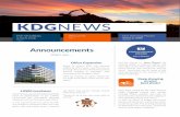 KDGNEWS - kdgcc.comkdgcc.com/wp-content/uploads/2015/10/KDG-Newsletter-Winter-2015.pdfexperience on large industrial, chemical, power and pipeline projects throughout the United States