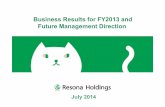 Investor Presentation: Business Resultas for FY2013 and ......Tokyo Osaka Kanagawa Saitama 4.4% 18.5% 3.9% 41.9% 0% 10% 20% 30% 40% 50% Tokyo Osaka Kanagawa Saitama Number of Branches: