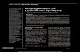 Review Article · 2014-09-22 · Purpose of Review: This article outlines a diagnostic and management approach to pediatric seizures and epilepsy syndromes, and delineates pharmacologic