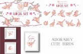 Adorably Cute Birds - The Hungry JPEGThe... · GREETING CARDS 5x7 IN FILES 00000 . 1 epo and 5 pngfila (126 incho, 30021800 Pi', 300 dpi) 000 raizable ribbonJ (Holiday RIBBONS by