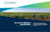 Australian pulses - aegic.org.au · total crop area. Pulses are grown in crop rotations, with cereals and oilseeds, given their ability to fix nitrogen into the soil and their contribution