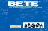 BETE Pollution Control · 2018-12-31 · HIGH EFFICIENCY NOZZLES FOR THE POLLUTION CONTROL INDUSTRY BETE Fog Nozzle, Inc. TELE: 413-772-0846 50 Greenfield Street FAX: 413-772-6729