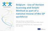 Belgium - Use of Horizon Scanning and Delphi Method as part of a …healthworkforce.eu/wp-content/uploads/2016/05/160519... · 2016-05-21 · Horizon scanning – factors identified