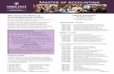 Master of Accountingapps.weber.edu/wsuimages/MAcc/MAcc Brochure 02_21_2017.pdf · 4. urrent resume 5. A four-year achelor’s degree (average GPA is approxi-mately 3.5). If the major