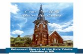 Come See Why We re So Excited - Church of the Holy Trinity€¦ · Come See Why We're So Excited. 4 PICOPA CHURCH OF TH HOY TRINITY The Mississippi Delta is said to begin in the lobby