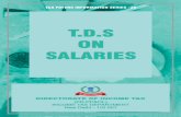 DAVP TDS Covertax-india.com/wp/wp-content/uploads/2011/04/TDS_on_Salaries.pdf · his income tax return after which he gets the credit of the TDS in his personal income tax assessment.