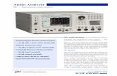 Audio Analyzer - cornestech.co.jp€¦ · phone (408)44-9040.thinkSRS.com Stanford Research Systems Audio Analyzer SR1 — Dual-domain audio analyzer · Analog/digital domain measurements