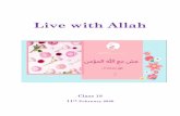 Live with Allah...2020/02/11  · ask Allah for security that is what Prophet Muhammad ﷺ asked us to read these surah. Surah falaq is for external evil, as we cannot stop evil around