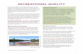 RECREATIONAL QUALITY · Iowa’s state forests are managed for multiple benefits. The primary emphasis is on demonstrating good woodland management and providing forest products,