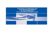 Procedure Manual for Safe Drinking Water in First Nations ...€¦ · Procedure Manual for Safe Drinking Water in First Nations Communities South of 60 °