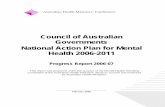 Council of Australian Governments - National Action Plan ... · The Council of Australian Governments (COAG) National Action Plan on Mental Health, endorsed in July 2006, represents
