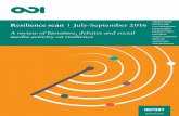Thomas Tanner Resilience scan | July-September 2016REPORT December 2016 Resilience scan | July-September 2016 A review of literature, debates and social ... agriculture, food security,