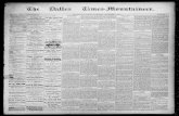 The Dalles times-mountaineer. (The Dalles, Or.). (The ... · XXX"CONSOLIDATED 1882. THE DALLES, OREGON, SATURDAY, NOVEMBER 7, 1891. NUMBER 13. ... Mail. lO.OOO TcsUroootaU. Nmm Poser.
