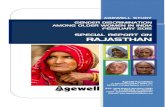 SPECIAL REPORT ON RAJASTHAN - Agewell Foundation · Rajasthan. Volunteers' network spread across Rajasthan worked as interviewers for the survey. The interviews were conducted during