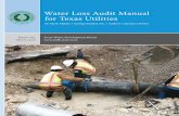 Water Loss Audit Manual for Texas Utilities · leak detection technologies, such as leak correlators and leak noise loggers. Many of these technologies help reduce real loss, which
