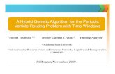 A Hybrid Genetic Algorithm Hybrid Genetic Algorithm.pdfA Hybrid Genetic Algorithm for the Periodic Vehicle Routing Problem with Time Windows Michel Toulouse 1,2 Teodor Gabriel Crainic