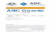 Commonwealth of Australia Gazette No. A06/20, Tuesday 11 ... · Securities and Investment Commission, GPO Box 9827, Melbourne Vic 3001 . Commonwealth of Australia Gazette No. A06/20,