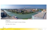 Villach - unece.org · Villach . Sustainability and longterm energy strategy . 18. th May 2016, Rome . Dr.in 18Petra Oberrauner th May 2016 2 Villach - Perfect conditions for Renewable