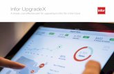 Infor UpgradeX · The Infor UpgradeX Program A simple, cost-effective upgrade to Infor 10x in the Cloud Infor UpgradeX provides a clear, simple path for migrating or upgrading your