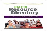 HALTON Resource Directory - Amazon S3 · above or visit our website. _____ Bridging the Gap 1445 Norjohn Crt. #1&2 Burlington ON L7L 0E6 Phone: 905-802-0862 Fax: 905-333-1844 Bridging