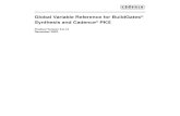 Global Variable Reference for BuildGates Synthesis and ...€¦ · Global Variable Reference for BuildGates® Synthesis and Cadence® PKS Product Version 5.0.13 December 2003