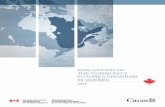 Evaluation of the Community Futures Program in Quebec 2015 · presented by evaluation issue and question. Relevance Is there a continued need for the CFP? Have needs changed? According