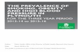 THE PREVALENCE OF SMOKING, OBESITY, AND HIGH BLOOD ... · SMOKING, OBESITY, AND HIGH BLOOD PRESSURE IN PLYMOUTH FOR THE THREE YEAR PERIOD 2013-14 to 2015-16 Author: Public Health,