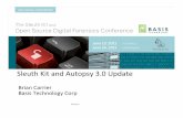 Sleuth’Kitand’Autopsy’3.0’Update’€¦ · The Sleuth Kit and Open Source Digital Forensics Conference © Basis Technology, 2011 Sleuth’Kitand’Autopsy’3.0’Update’