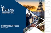 INTERIM RESULTS FY2020implats-reports.co.za/results/interim-results-2020/pdf/presentation.pdf · presentation are not defined and assured under IFRS, ... Free cash flow Rm 4 989 4