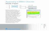Assessing a MIMO Channel White Paper - Rohde & Schwarz · 2016-11-30 · Introduction 0E Rohde & Schwarz Assessing a MIMO Channel 3 1 Introduction Multiple input multiple output (MIMO)