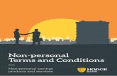 Non-personal Terms and Conditions - Hodge Bank€¦ · How these terms work This booklet explains our obligations to you and your obligations to us. The terms and conditions applicable