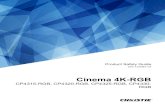 Christie Digital - Cinema 4K-RGB...CP4320-RGB FDA laser variance (US projectors only) CP4325-RGB FDA laser variance (US projectors only) CP4330-RGB FDA laser variance (US projectors